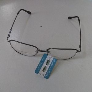 Fair Vision Ladies +3.00 reading glasses Nwot $23+free sunglasses